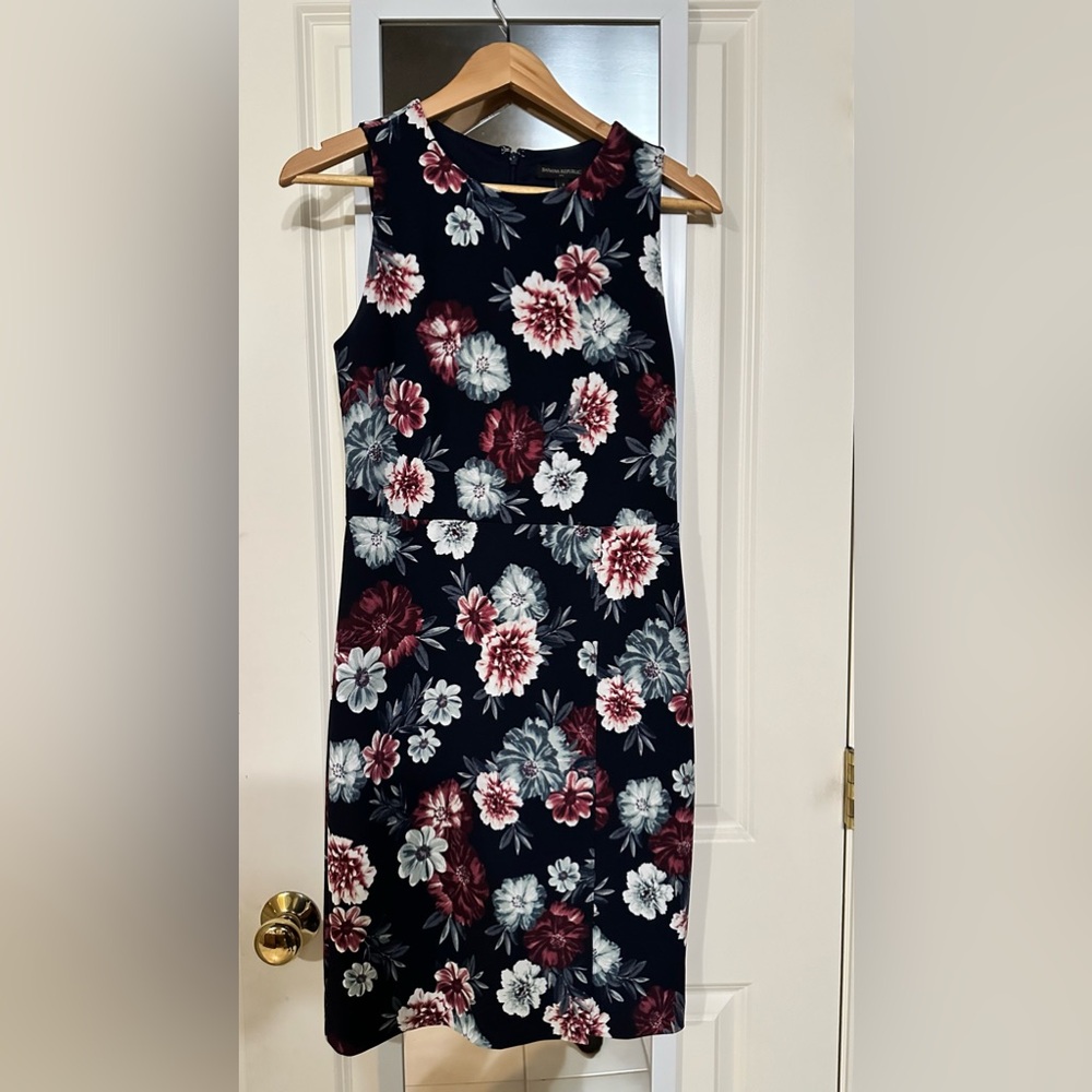 Black floral dress